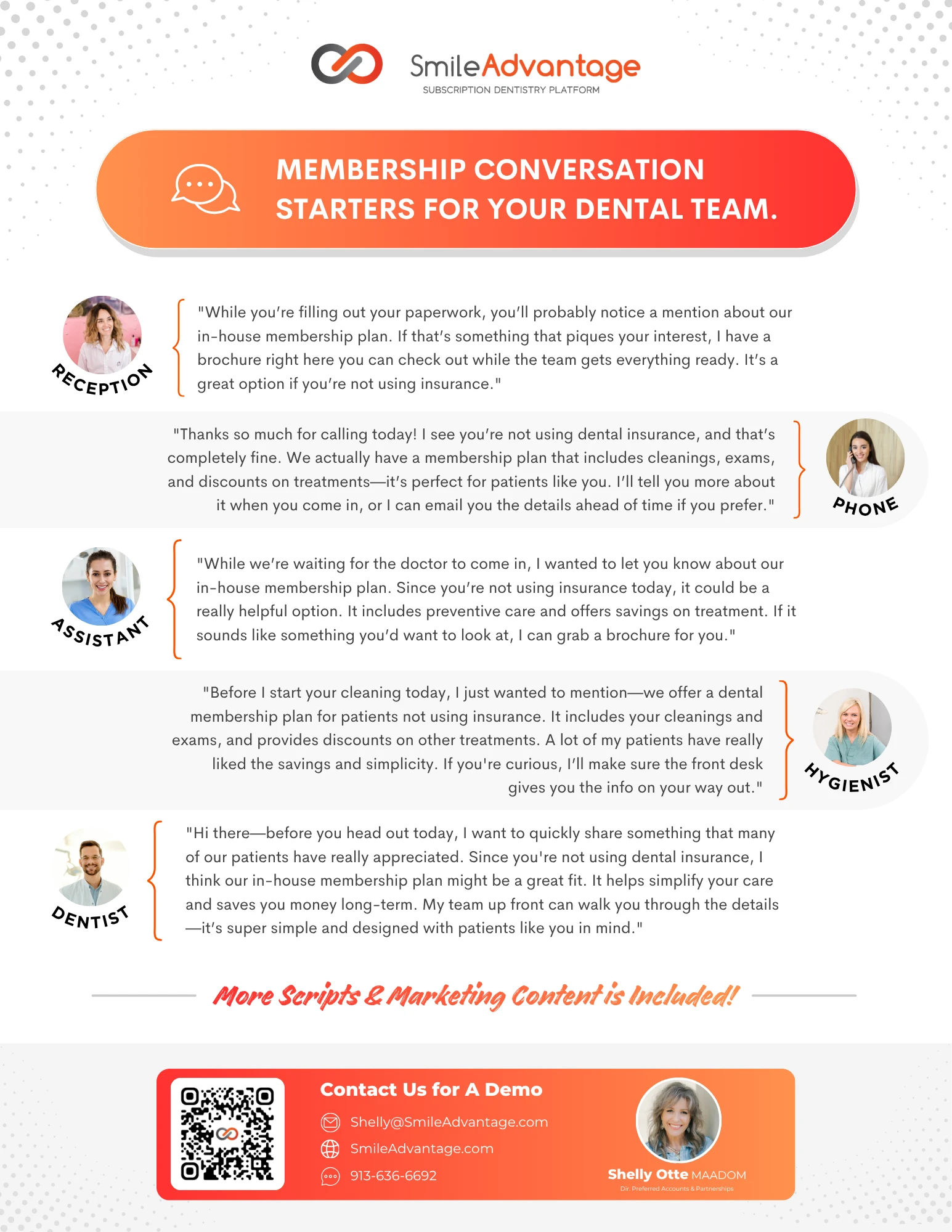 Membership Conversation Starters one-page guide.