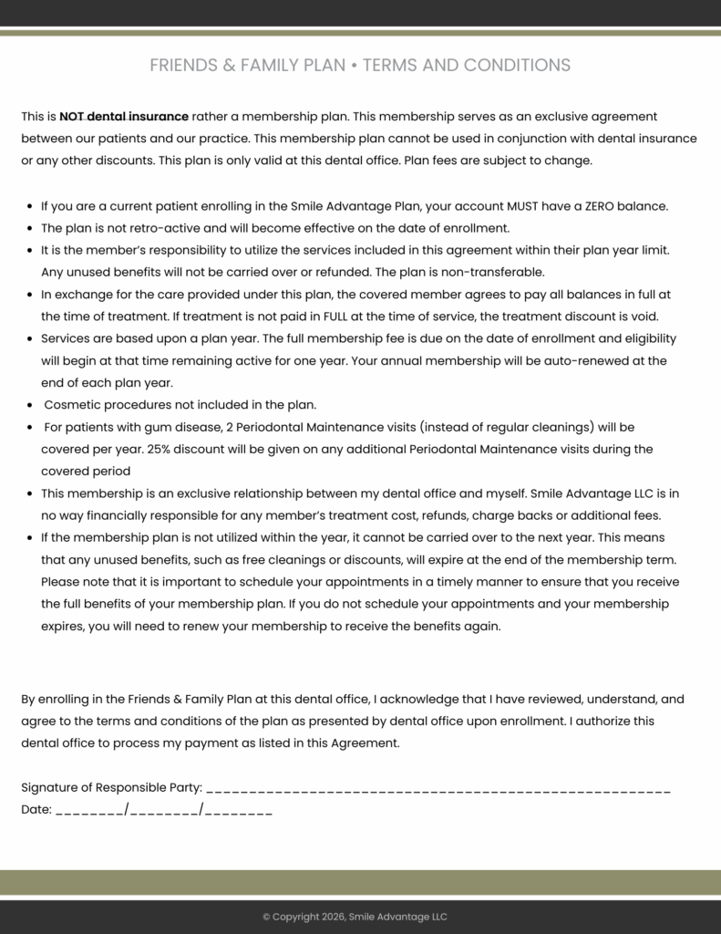 Smile Advantage|North Valdosta Dental Care – Onboarding Hub